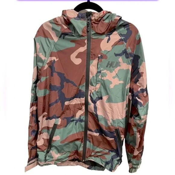 HUF WOODLAND CAMO 10K TECH JACKET Size S NWT - Picture 5 of 12